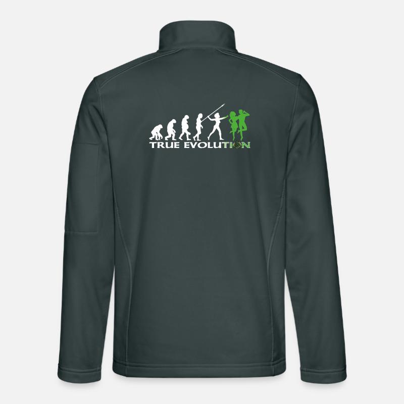 Evolution towards traditional Irish dance Unisex Softshell Jacket