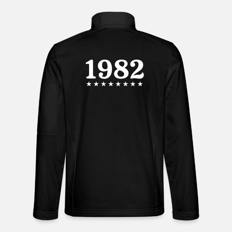 1982 Limited Edition 1982 Retro 1982 - Unisex Softshelljacke - Schwarz