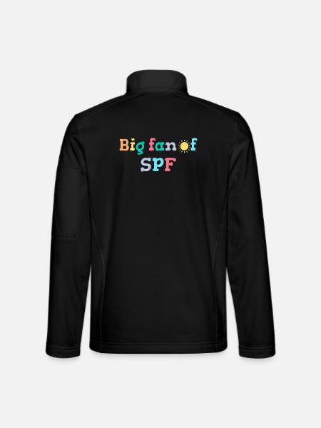 SPF Sonnenschutz Fan Sommer Sonne - Unisex Softshelljacke - Schwarz