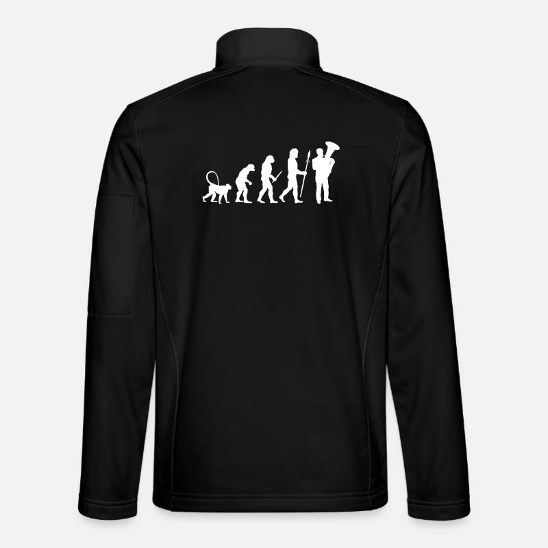 Development of the tuba player - Unisex Softshell Jacket - black