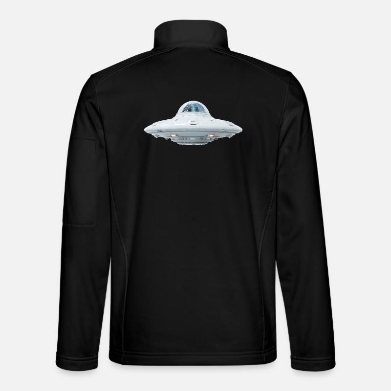 UFO - Unisex Softshelljacke - Schwarz
