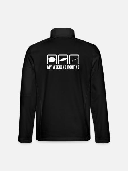 Drummer Weekend Routine - Unisex Softshell Jacket - black