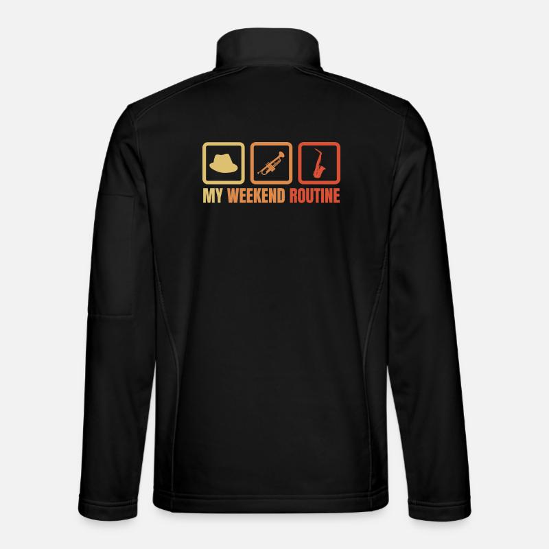 Trompeter Wochenendroutine Unisex Softshelljacke