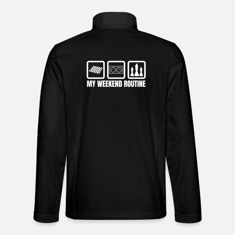 Chess Players Weekend - Unisex Softshell Jacket - black