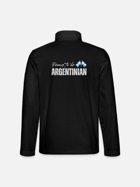 Proud Argentine, I love Argentina - Unisex Softshell Jacket - black