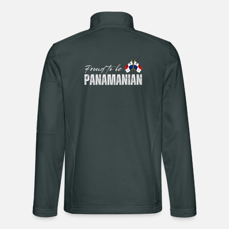 Fier Panaméen, j’aime Panama Veste en tissu softshell Unisexe