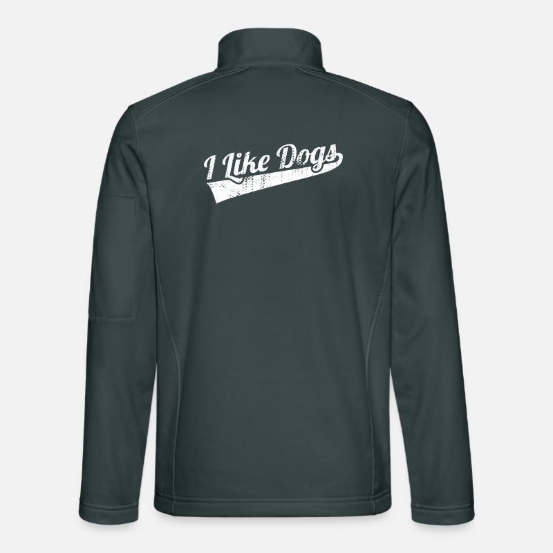 J’aime les chiens Veste en tissu softshell Unisexe