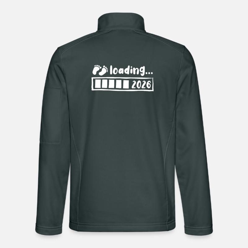 Baby 2026 loading - Schwangerschaft - Geschenk Unisex Softshelljacke