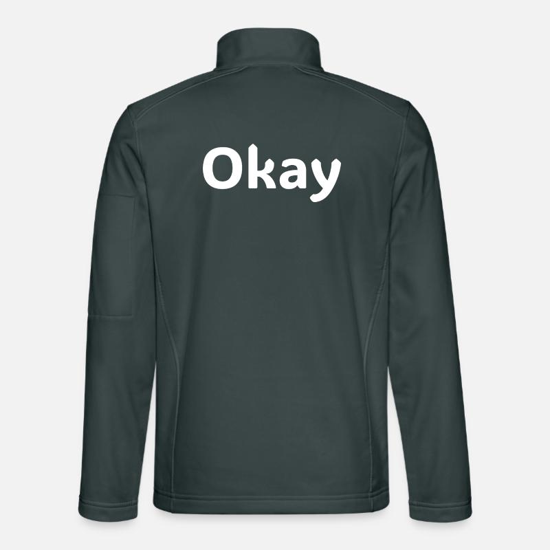 Ok, chemise statement minimalistisch Veste en tissu softshell Unisexe