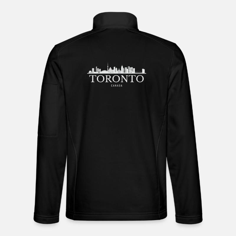 Toronto Skyline, Toronto, Kanada Unisex Softshelljacke