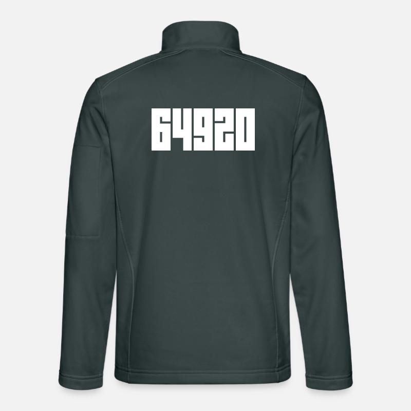 64920 Piła. Code postal de Piła Veste en tissu softshell Unisexe