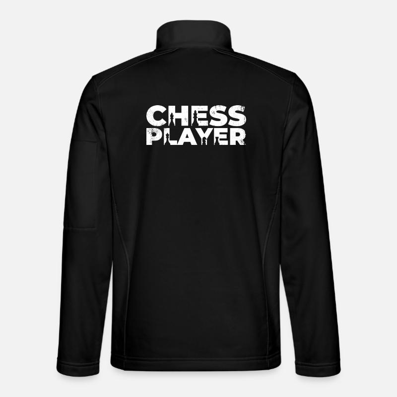 Funny chess player - Unisex Softshell Jacket - black