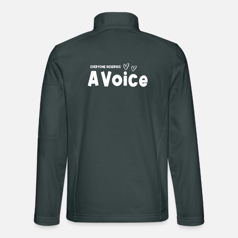 Jeder verdient eine Sprachtherapie mit Voice Speech Language Unisex Softshelljacke