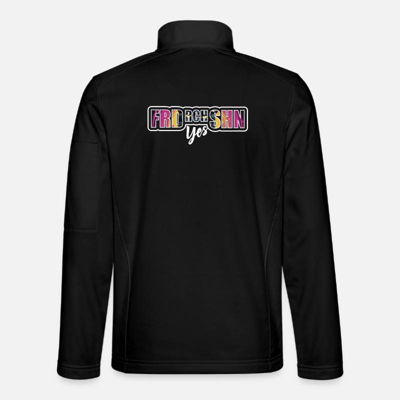 Pride of Freedom City Collage - Unisex Softshell Jacket - black