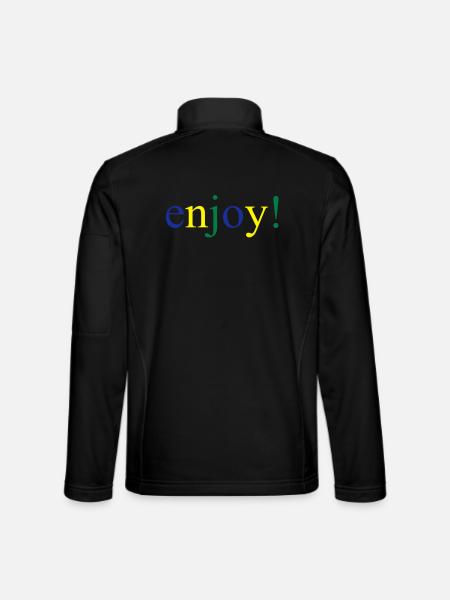 enjoy - Unisex Softshell Jacket - black