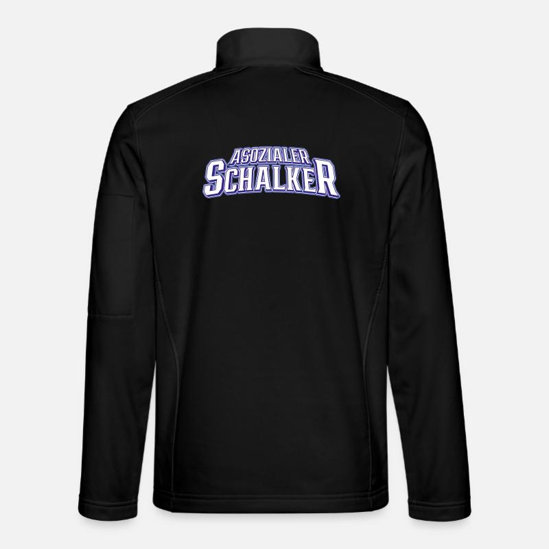 Asozialer Schalker | Gelsenkirchen Schalke - Unisex Softshelljacke - Schwarz