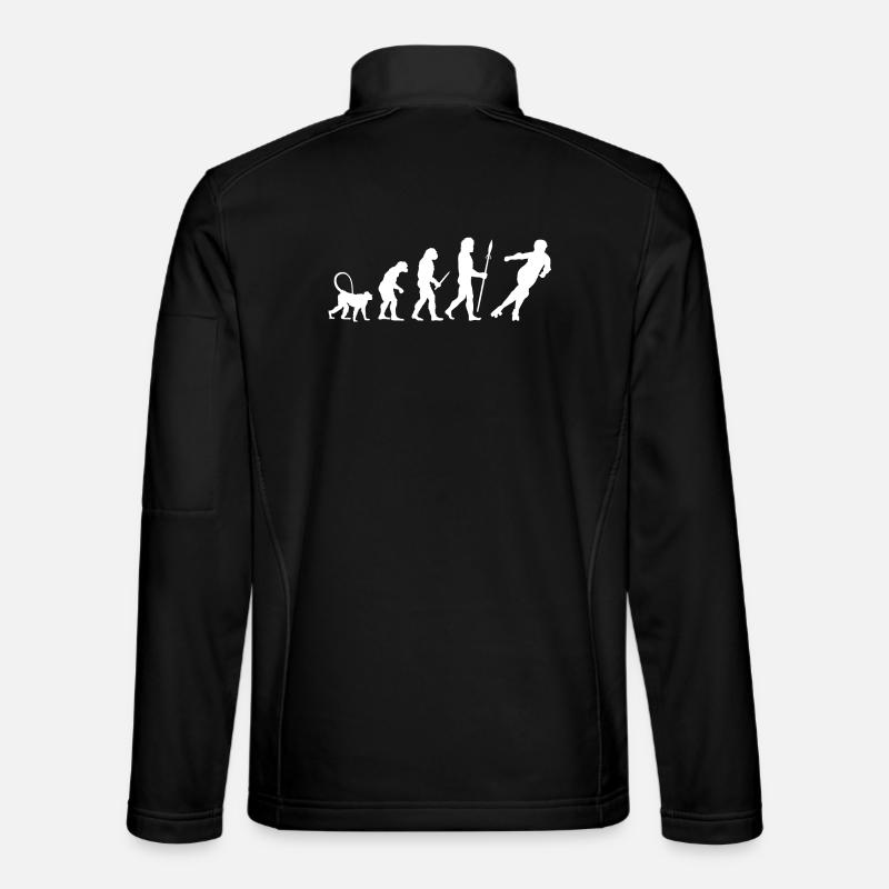 Entwicklung des Roller Derby - Unisex Softshelljacke - Schwarz