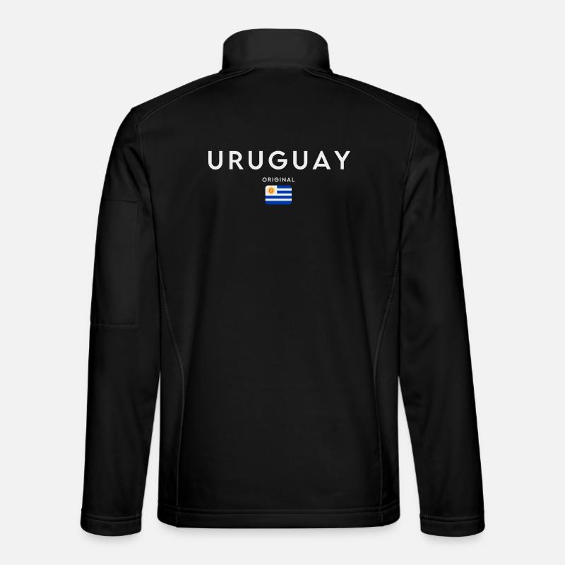 Drapeau de l’Uruguay, fierté uruguayenne Veste en tissu softshell Unisexe