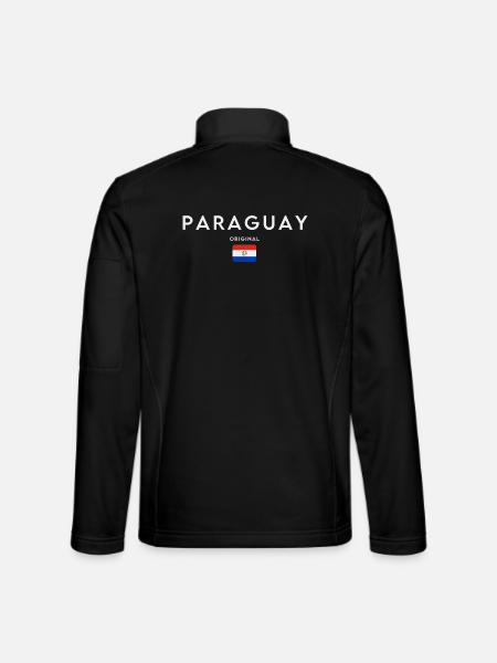 Paraguayan flag, Paraguayan pride - Unisex Softshell Jacket - black