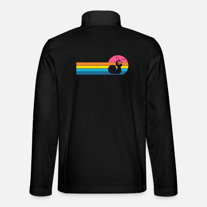Schnecke - Unisex Softshelljacke - Schwarz