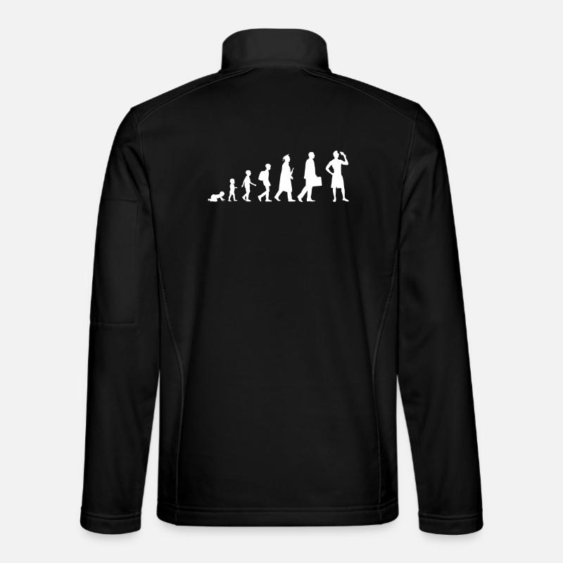 Ice Cream Evolution - Unisex Softshell Jacket - black