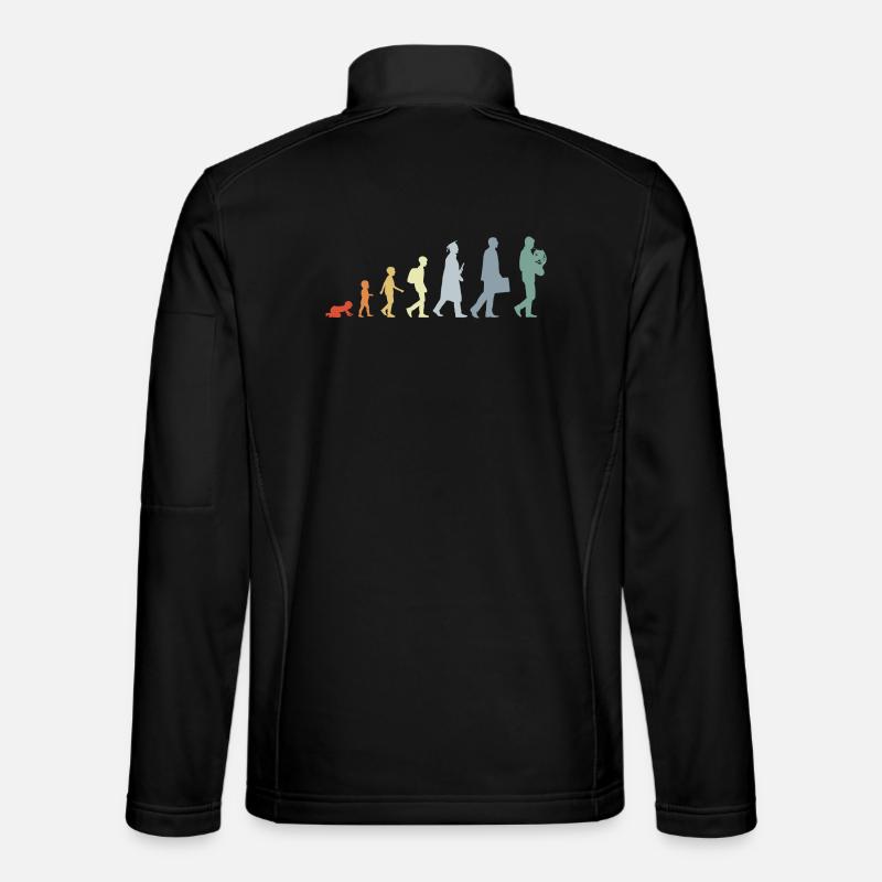 Entwicklung eines Waldhornisten - Unisex Softshelljacke - Schwarz