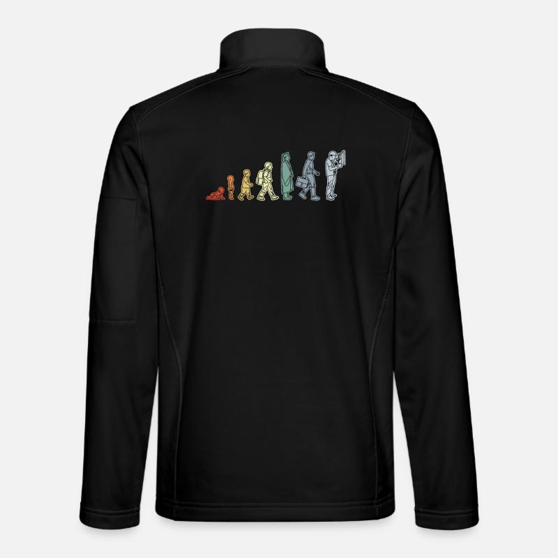 Electrician Life Cycle - Unisex Softshell Jacket - black