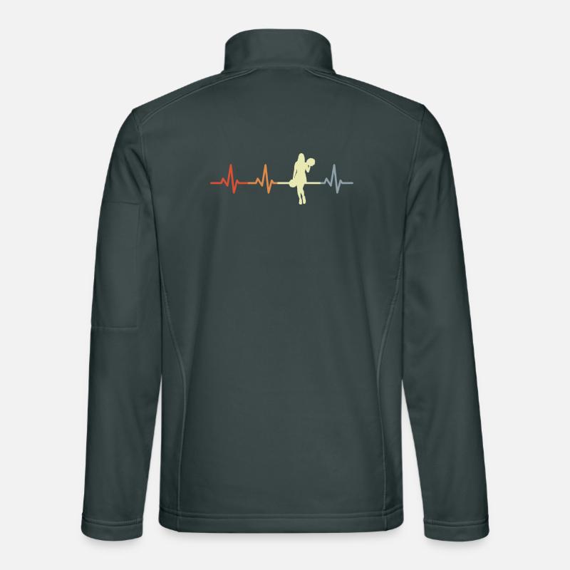Cheerleader Cardiogram Unisex Softshell Jacket