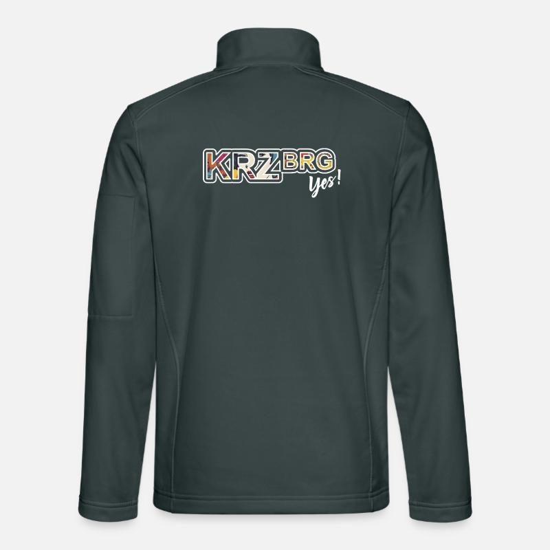 Kreuzberg - le coin décontracté de Berlin ! Veste en tissu softshell Unisexe