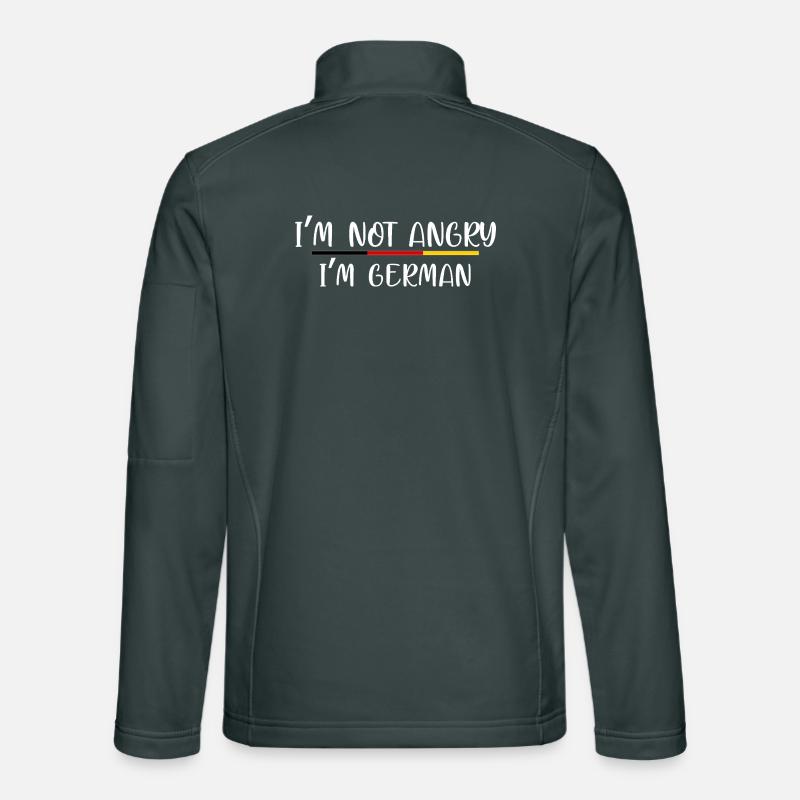 Humorous German Identity Statement Unisex Softshell Jacket