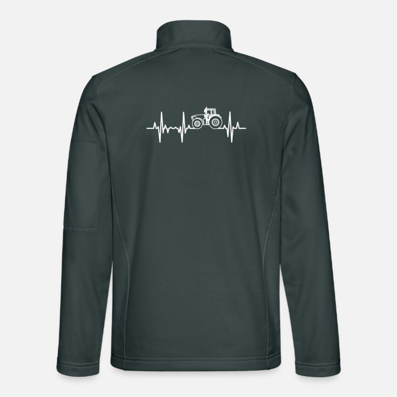 Tractor Heart Rate Unisex Softshell Jacket