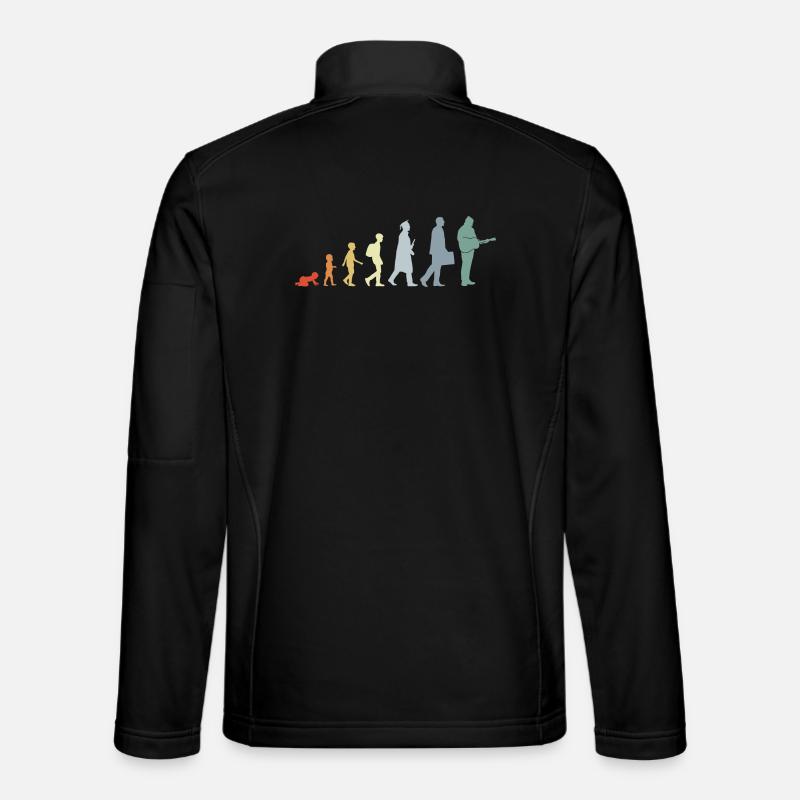 Guitarist Evolution - Unisex Softshell Jacket - black