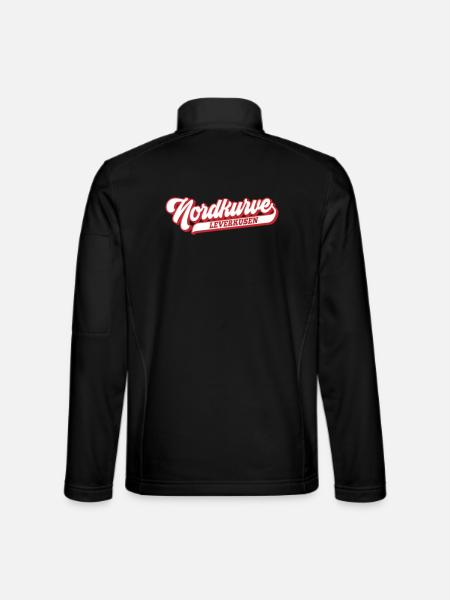 Nordkurve Leverkusen | Farbe änderbar - Unisex Softshelljacke - Schwarz - Hinten