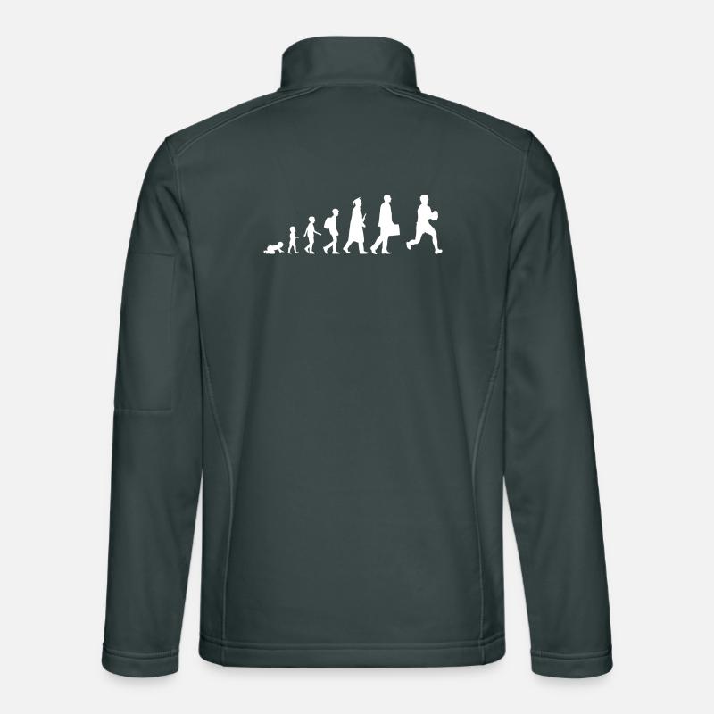 Evolution of rugby Unisex Softshell Jacket