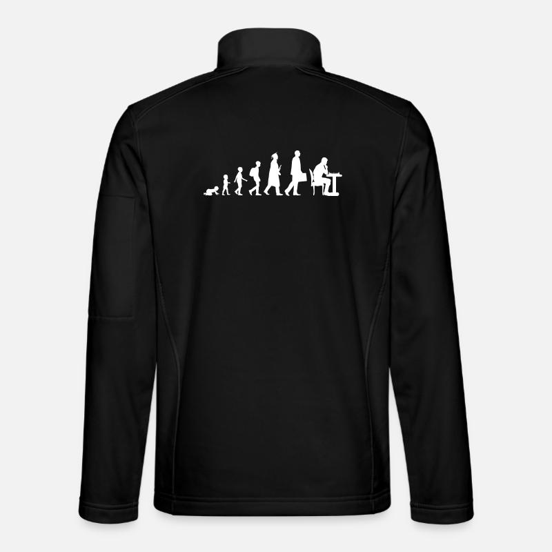 Child to chess player - Unisex Softshell Jacket - black