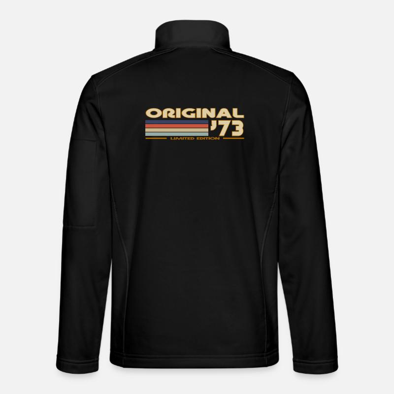Rétro vintage 1973 Veste en tissu softshell Unisexe