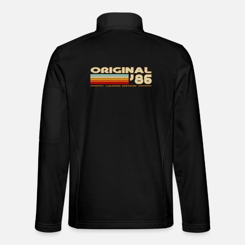 1986 - Unisex Softshelljacke - Schwarz