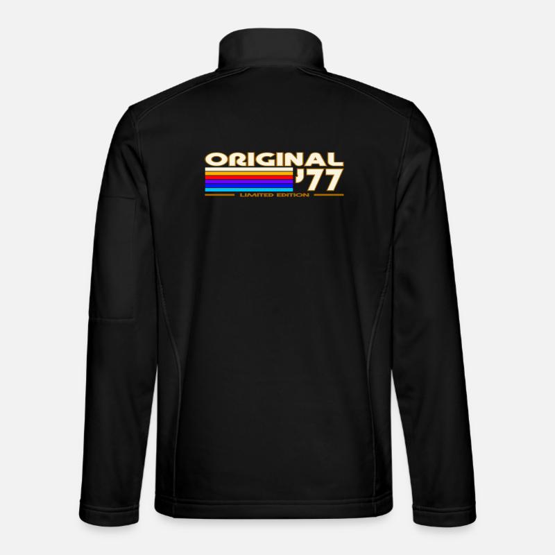 Original 77 Rainbow Retro - Unisex Softshell Jacket - black