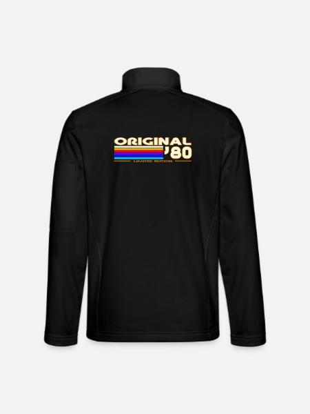 1980 - Veste en tissu softshell Unisexe - noir
