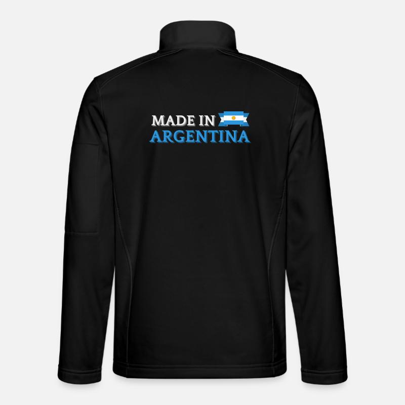 Made in Argentina, Argentine pride - Unisex Softshell Jacket - black