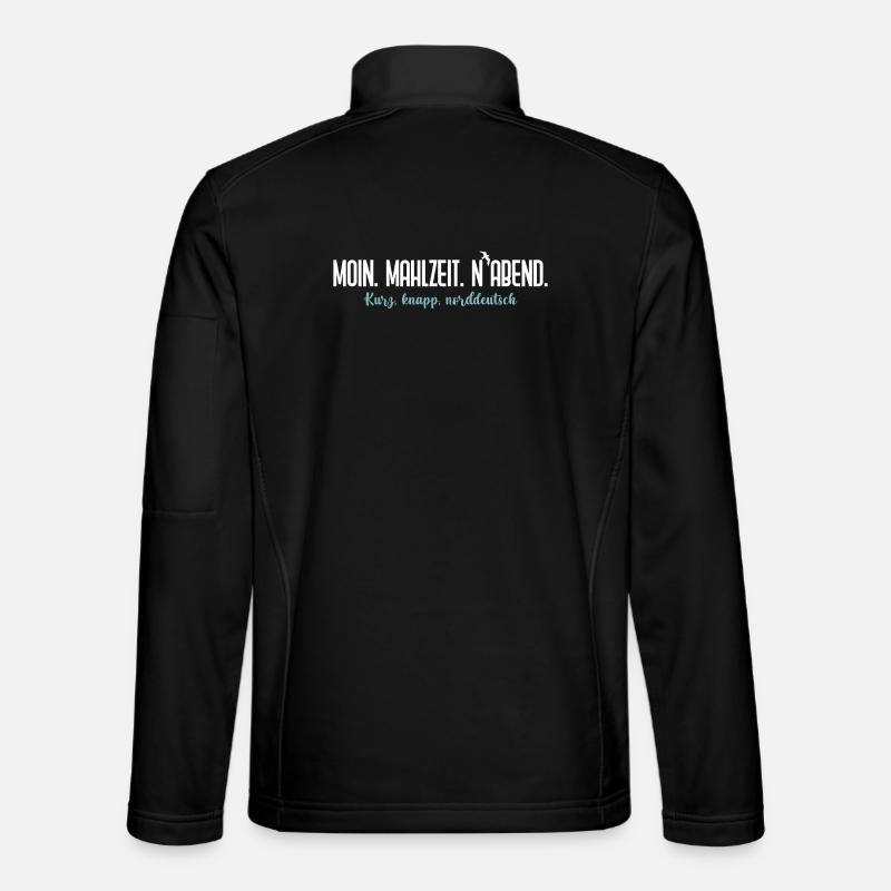 Moin Mahlzeit N'Abend – Norddeutscher Humor Unisex Softshelljacke