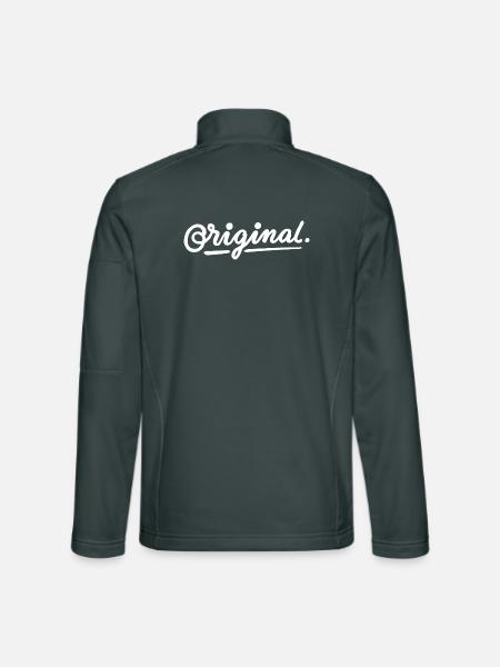 original - Veste en tissu softshell Unisexe - gris foncé - Dos