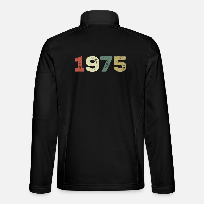 1975 Born 1975 - Unisex Softshell Jacket - black