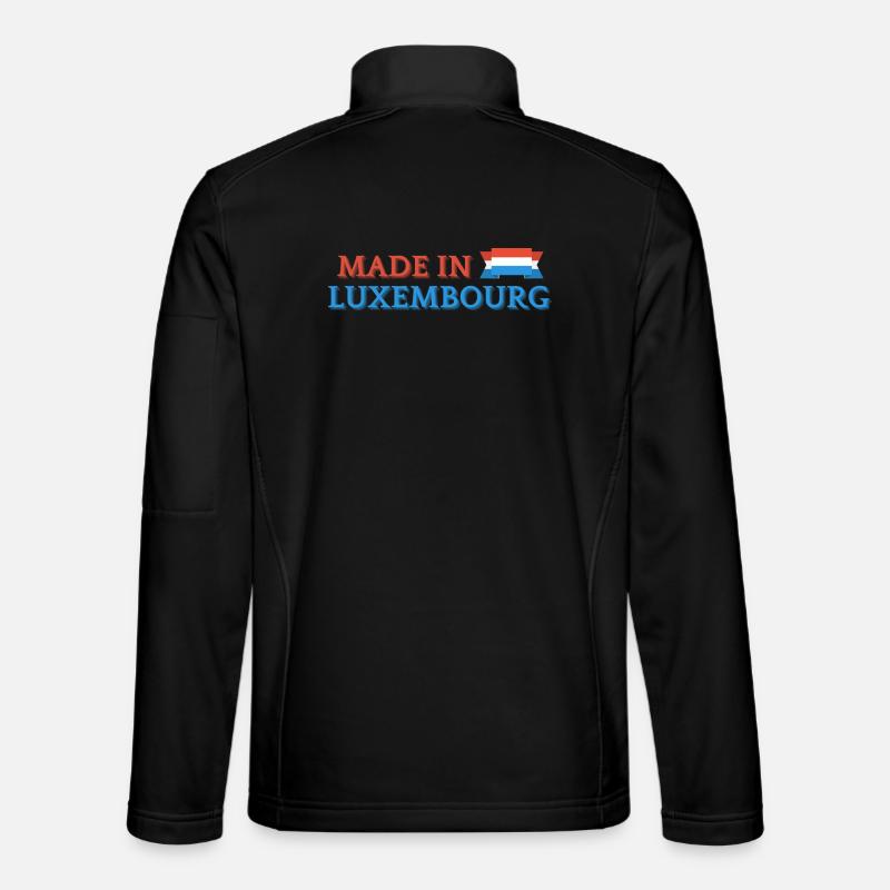 Hergestellt in Luxemburg - Unisex Softshelljacke - Schwarz