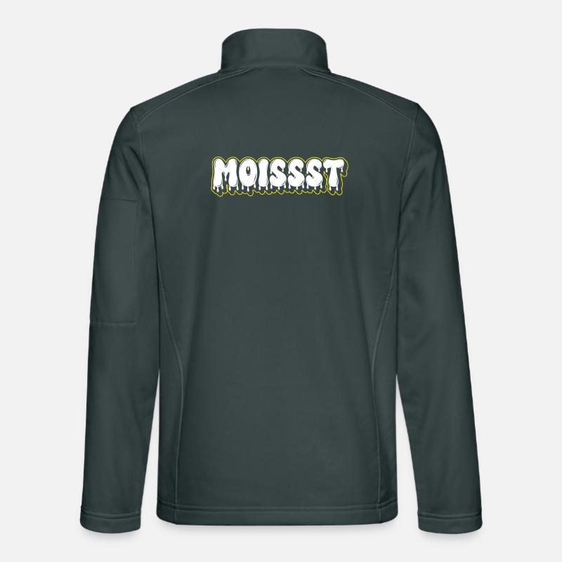 Moist Fat Font Wordmark Unisex Softshell Jacket