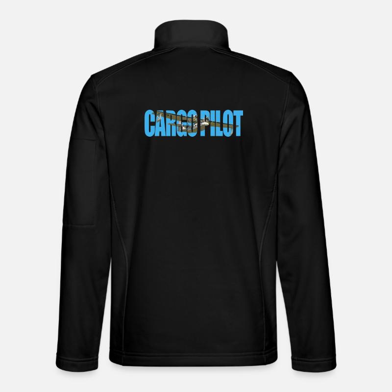 Cargo pilot PBY Catalina - Unisex Softshell Jacket - black