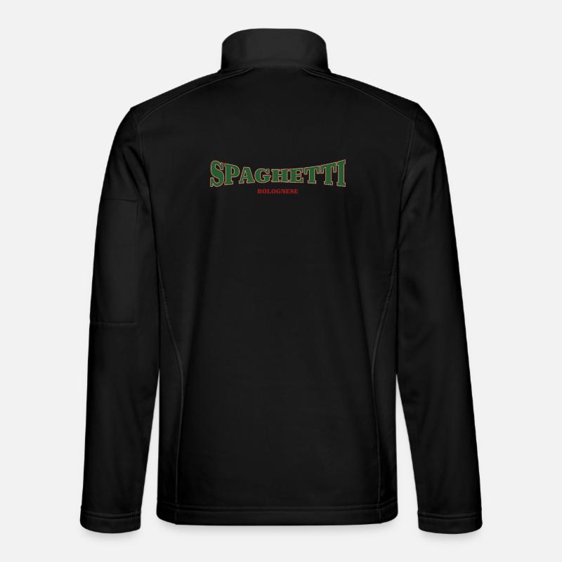 Spaghetti Bolognese - Unisex Softshelljacke - Schwarz