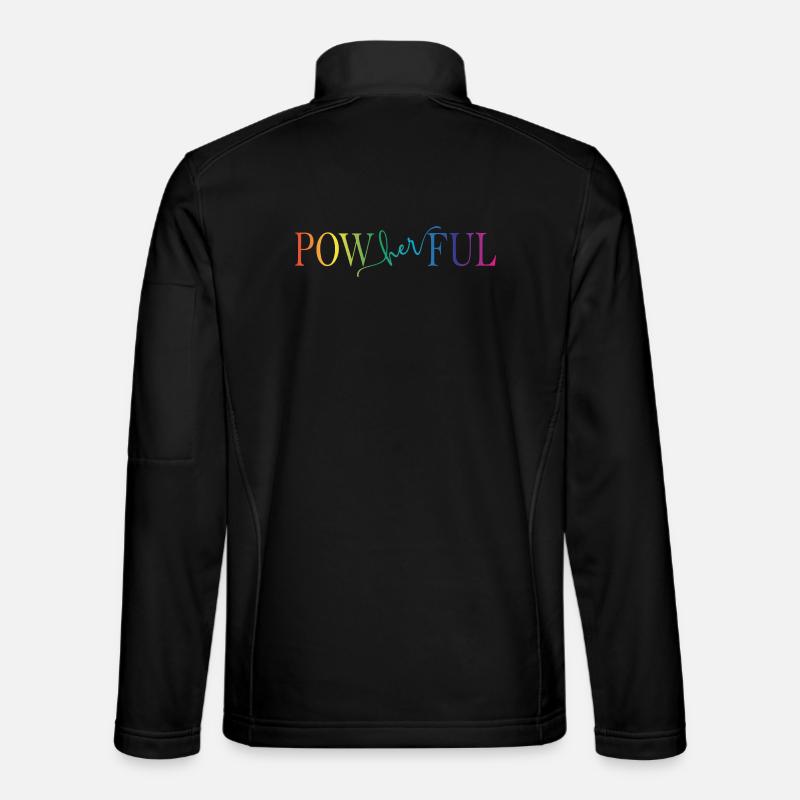 Powherful - Kurtka softshell typu unisex - czarny