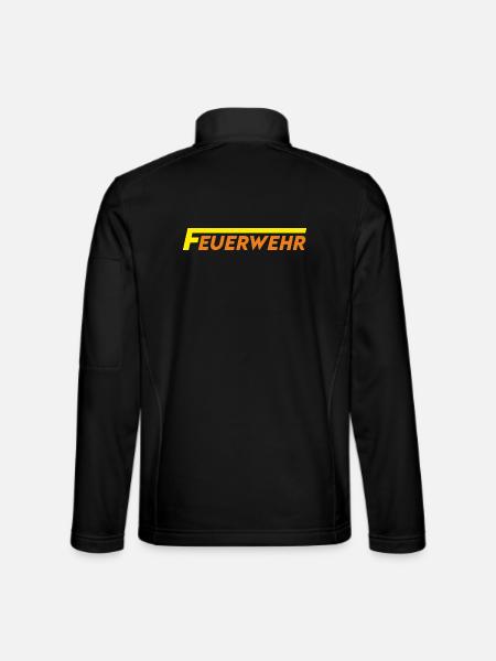 feuerwehr - Unisex Softshelljacke - Schwarz