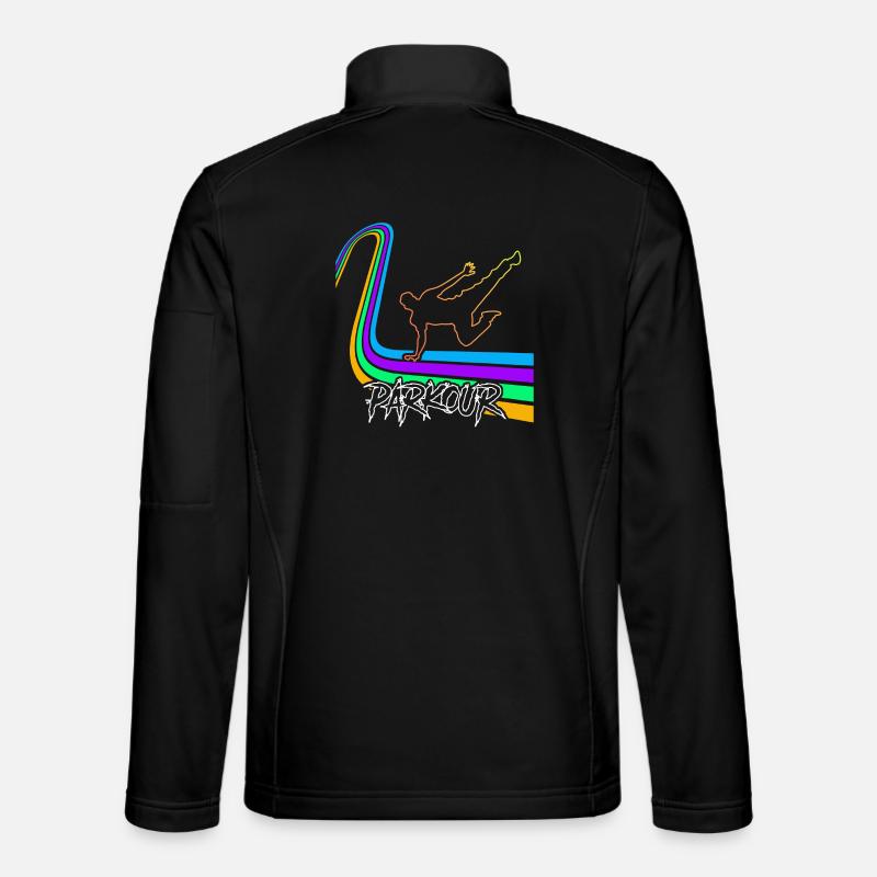 Parkour Veste en tissu softshell Unisexe